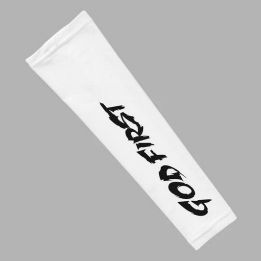 God First White Arm Sleeve